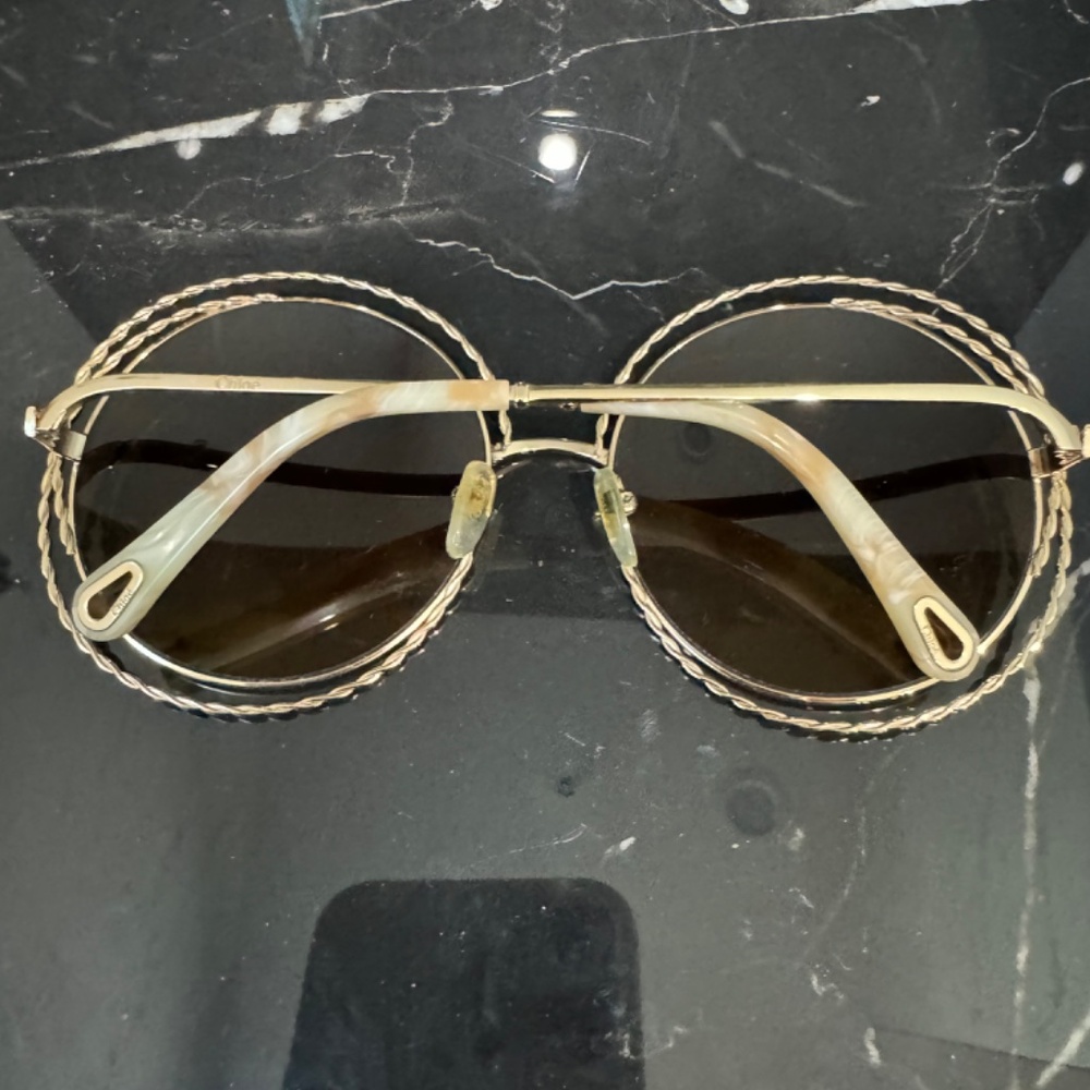 CHLOE ROUND SUNGLASSES - Picture 4 of 6